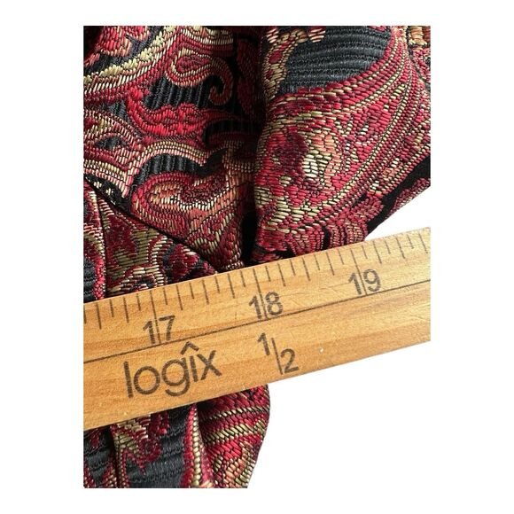 Vintage Giancarlo Ferrari Womens Tapestry Jacket Size 6 Open Front Paisley Boho - Picture 7 of 15